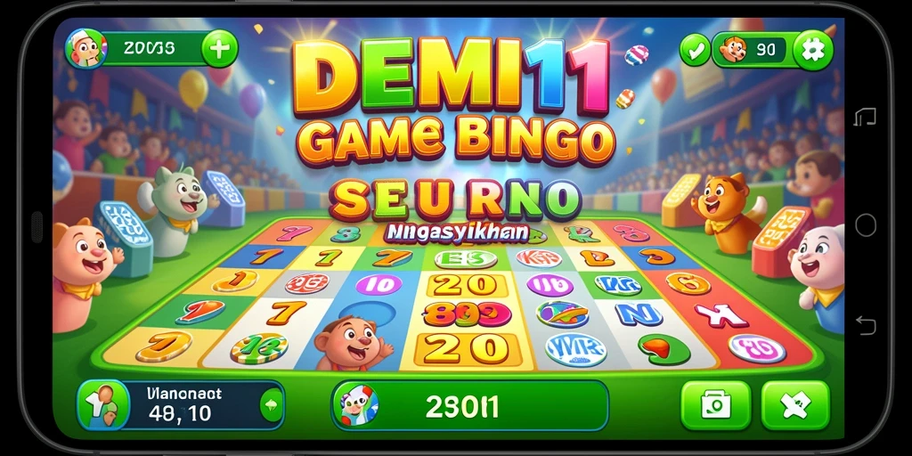 Gameplay seru Bingo di DEMI11 dengan berbagai tantangan.