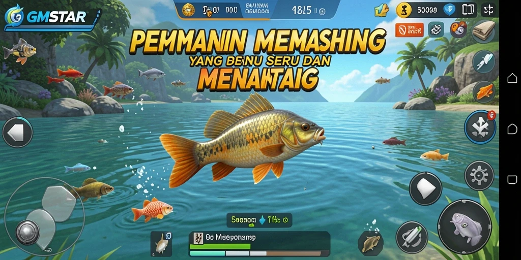 Tangkapan ikan yang menakjubkan dalam gameplay GMSTAR.