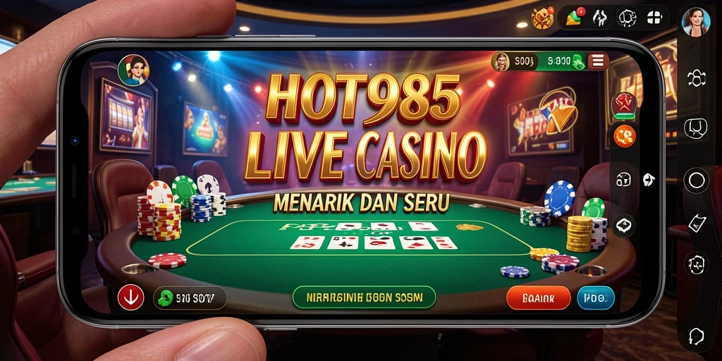 Grafis menakjubkan dari permainan Live Casino HOT985.