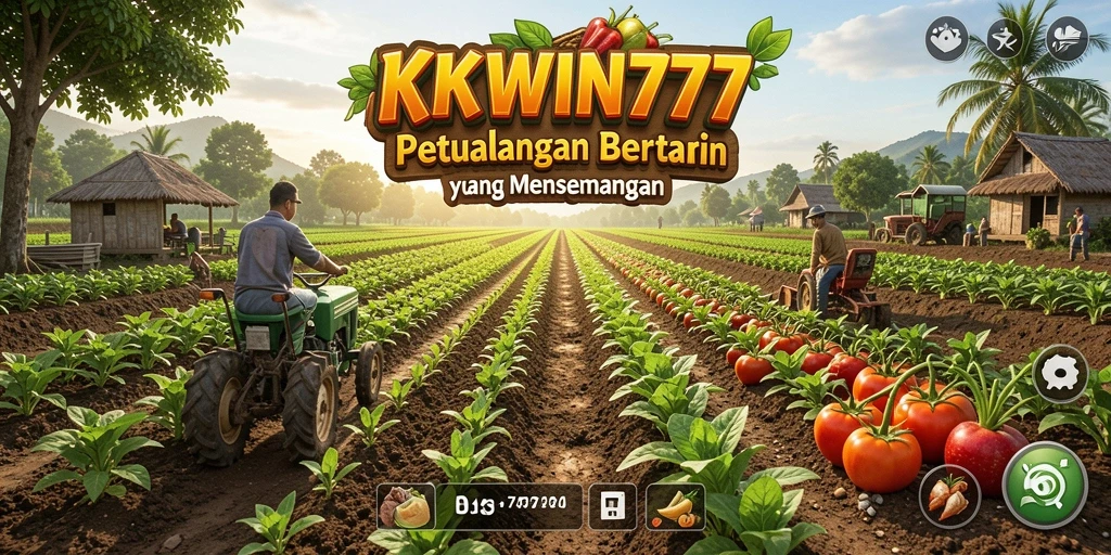 Tampilan gameplay KKWIN777 yang menarik dan interaktif saat bertani.