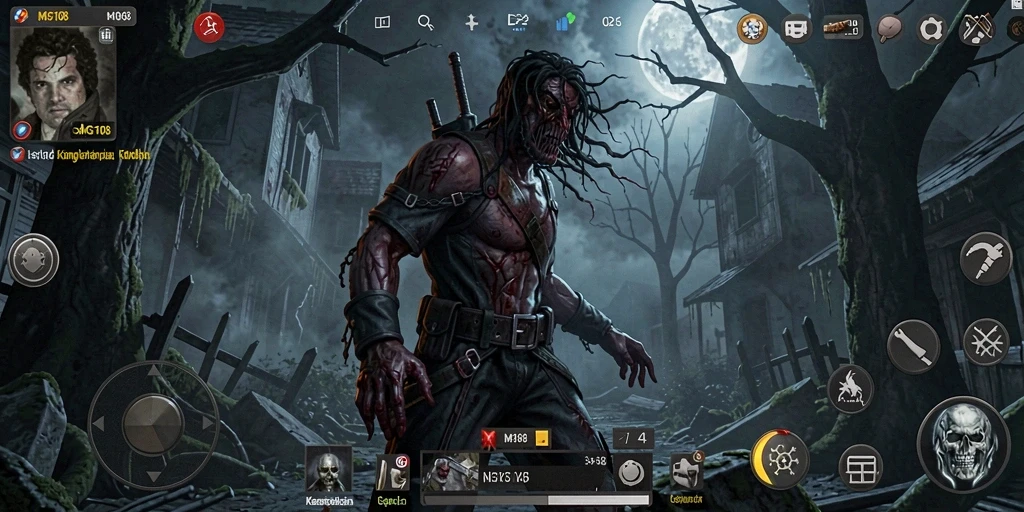 Gameplay MG108 menampilkan suasana Horror yang mencekam dan menegangkan.