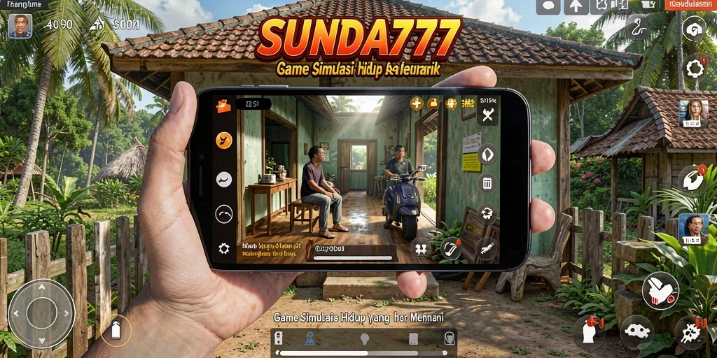Tampilan gameplay SUNDA777 yang menarik dan penuh warna.